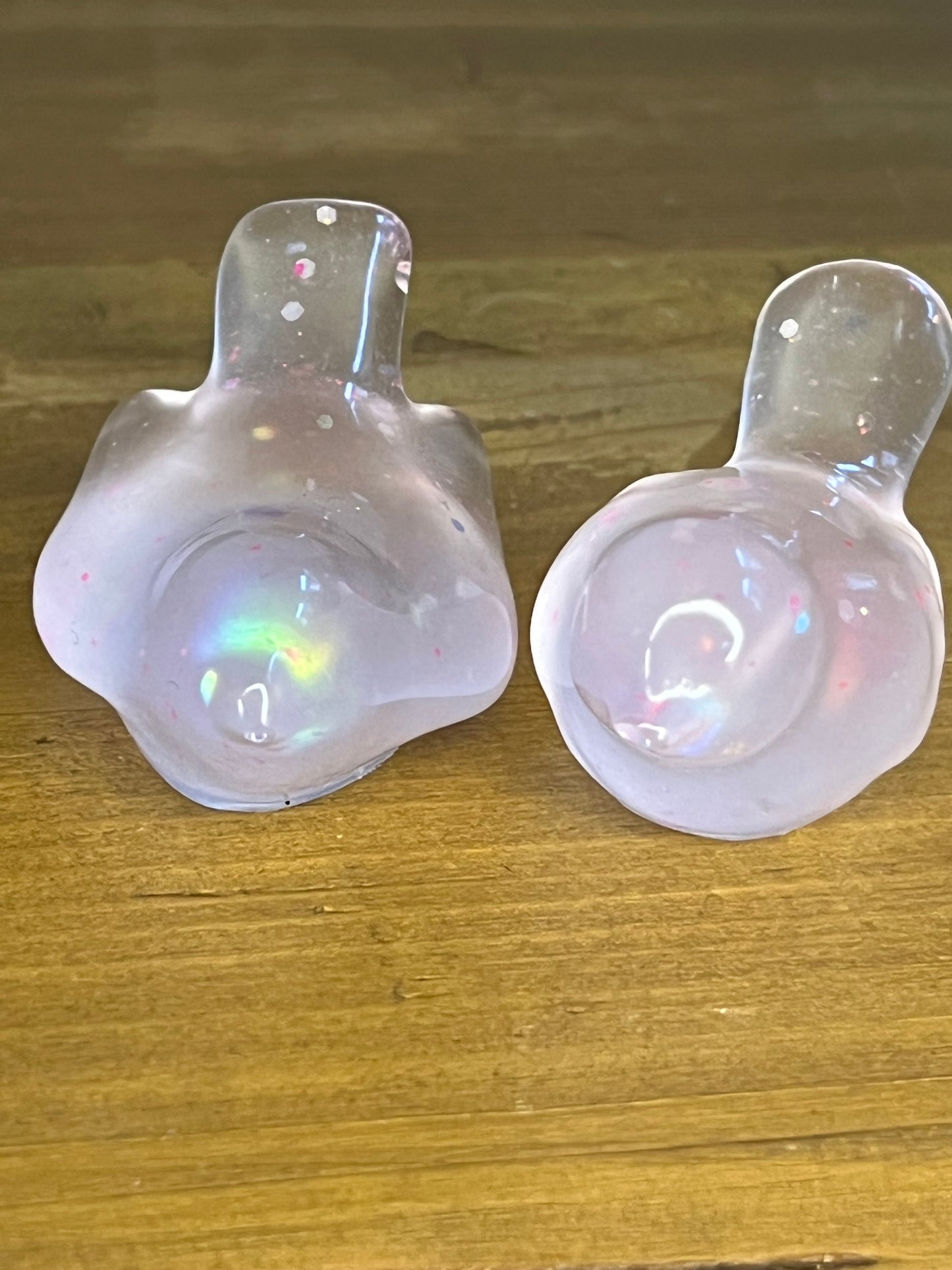 Glow In The Dark Decorative Birds, Colorful Resin Figurines for Nighttime Decor