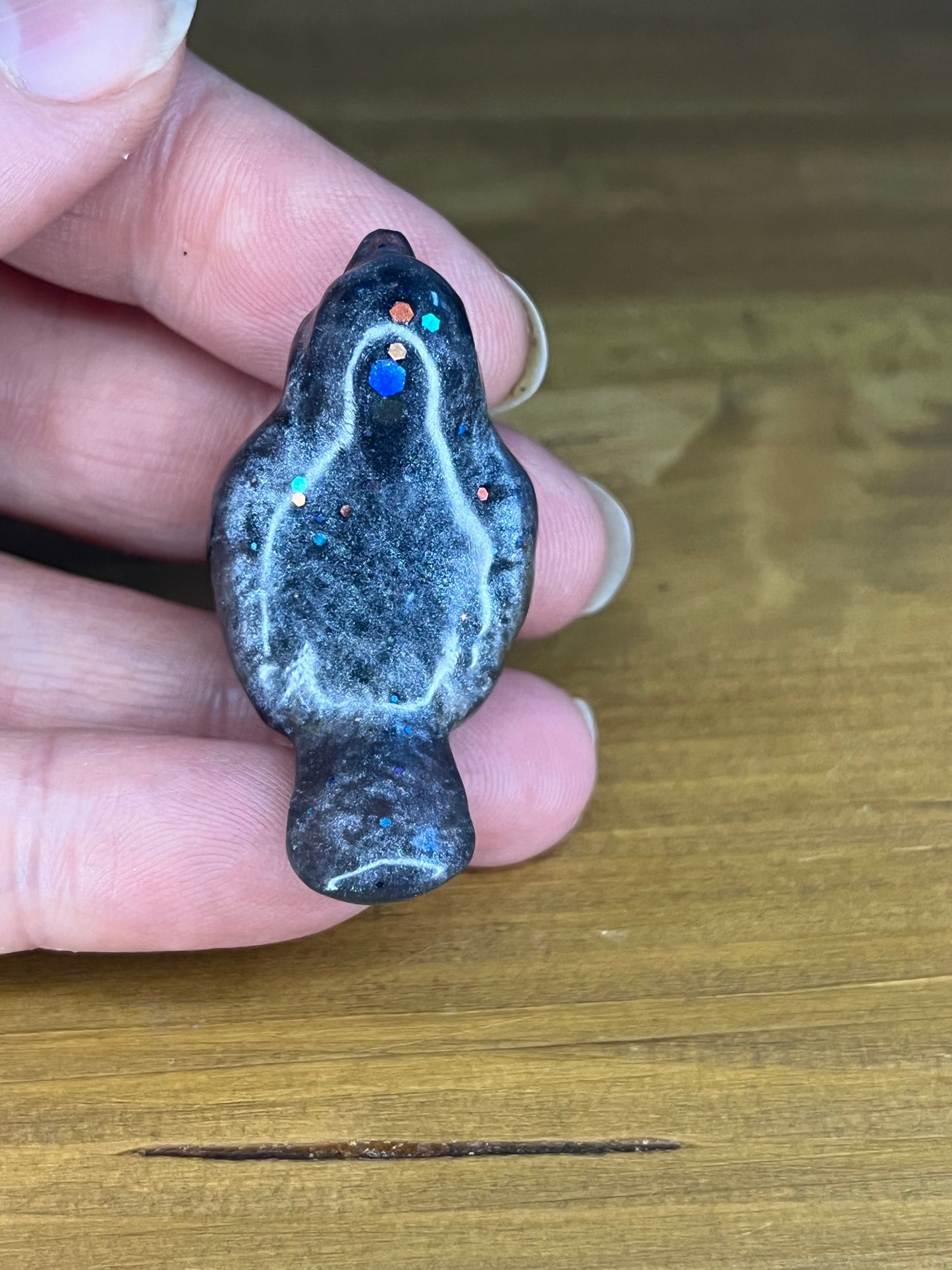 Resin Bird Figurines, Handmade Pocket Pets for Stress Relief, Home Decor, Collectables