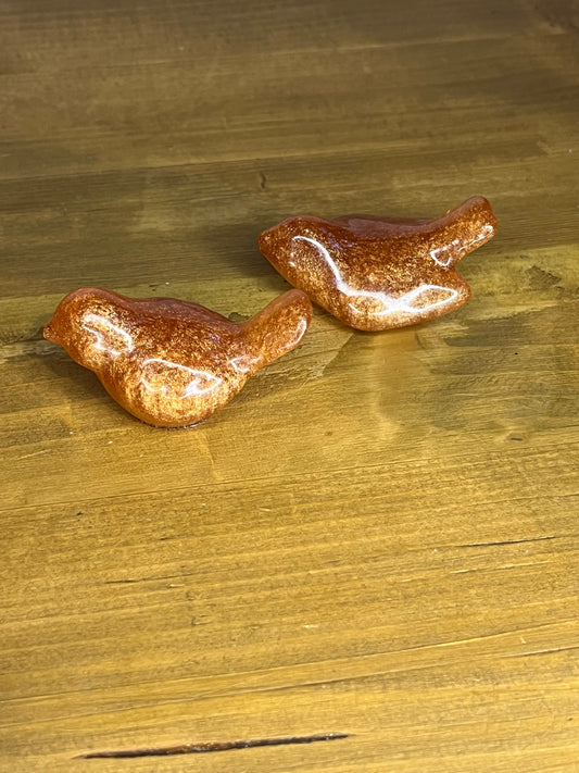 Resin Bird Figurines Bronze