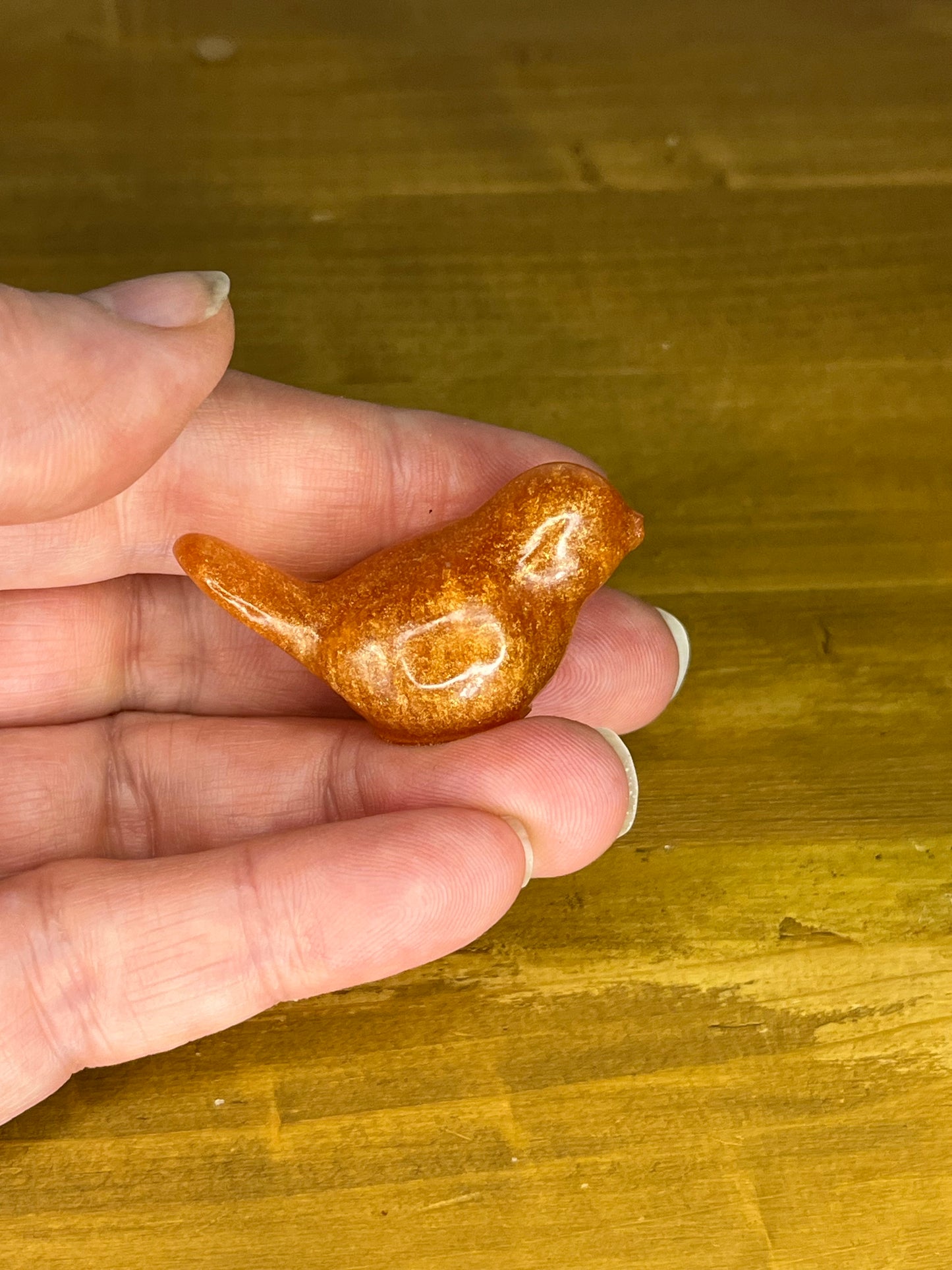 Harzvogel-Figuren Bronze – Handgemachte Miniaturen für Sammler, Schreibtisch-Deko & Einzigartige Geschenke