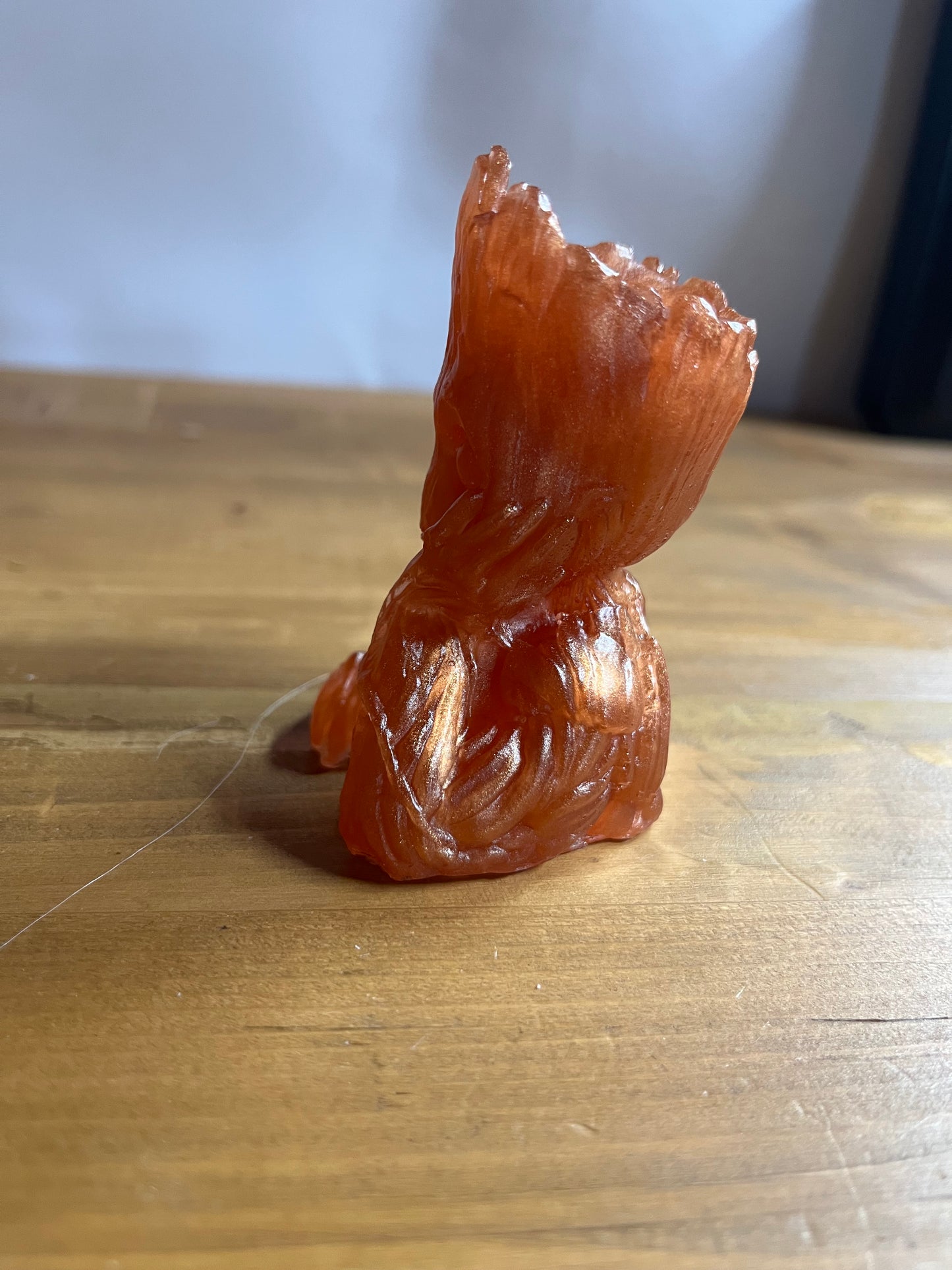 Groot Character Resin Figure, Copper Decorative Desk Buddy Art Piece
