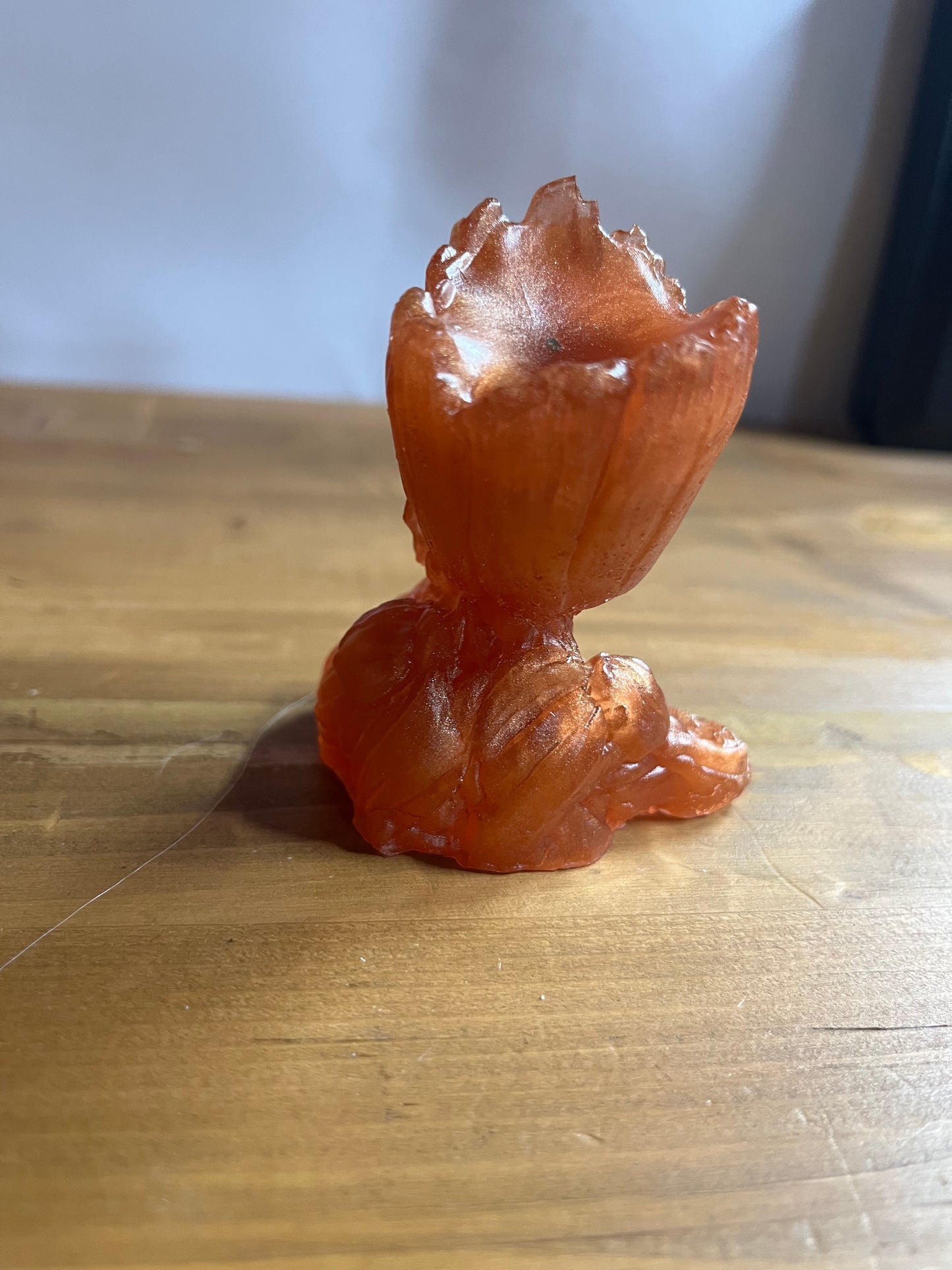Groot Character Resin Figure, Copper Decorative Desk Buddy Art Piece
