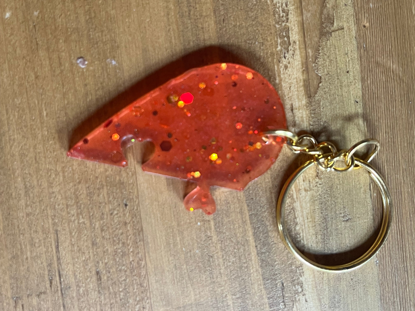Resin Heart Puzzle Keychain Set, Matching Keychains Couples, Friendship, Valentine Gift, Handmade Glitter keyring