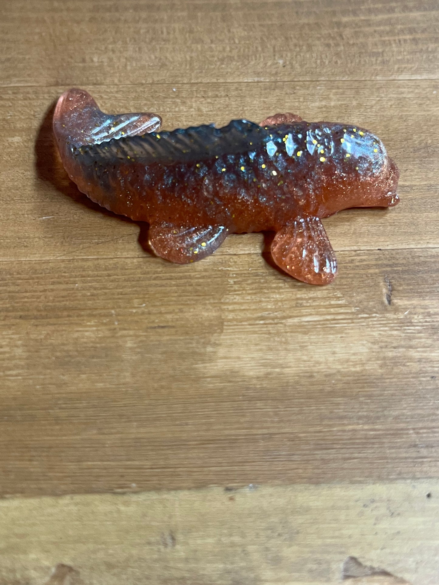Gold Koi Resin fish figurine, gifts for anglers, Pocket Pets Collection