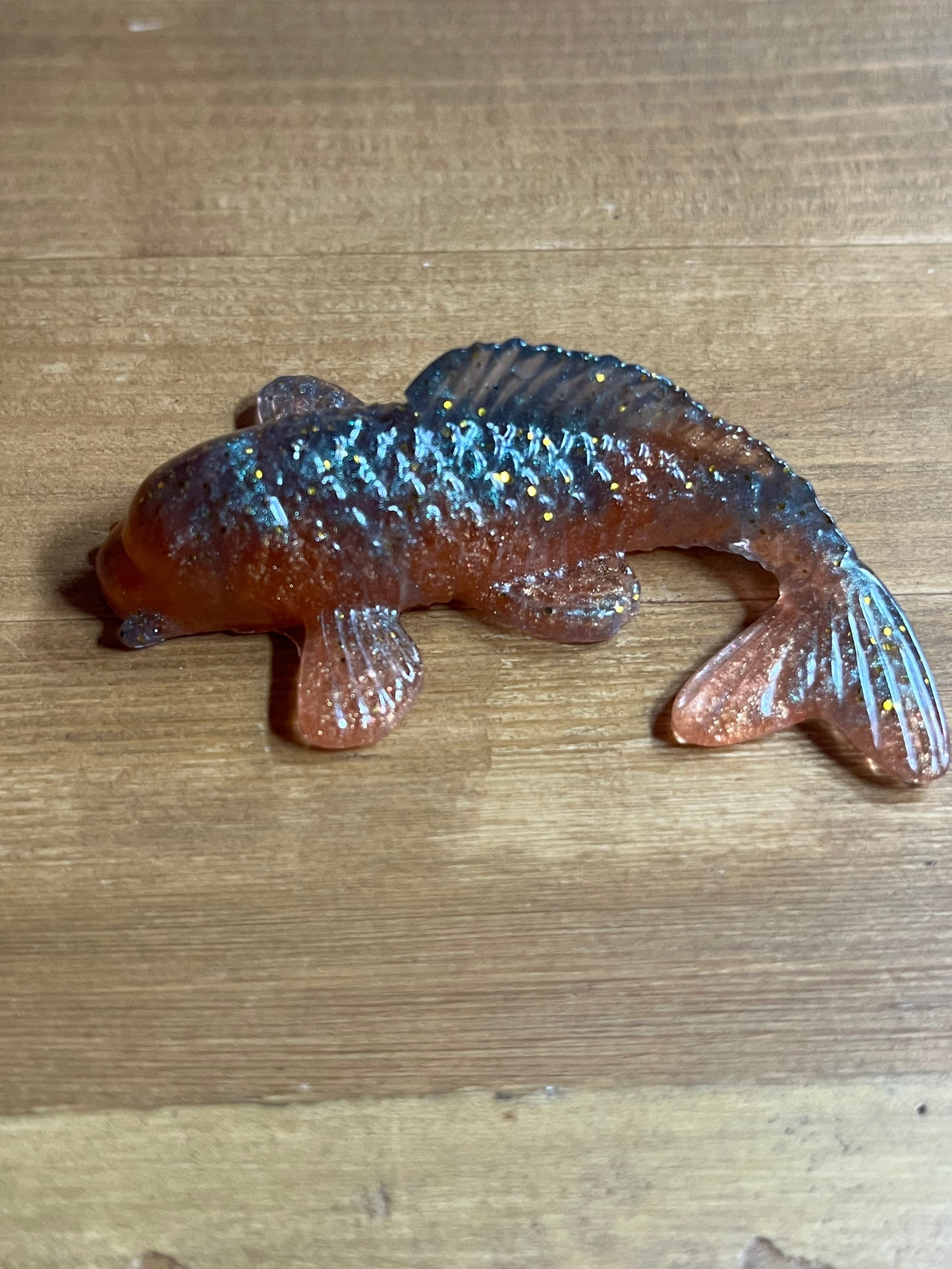 Gold Koi Resin fish figurine, gifts for anglers, Pocket Pets Collection