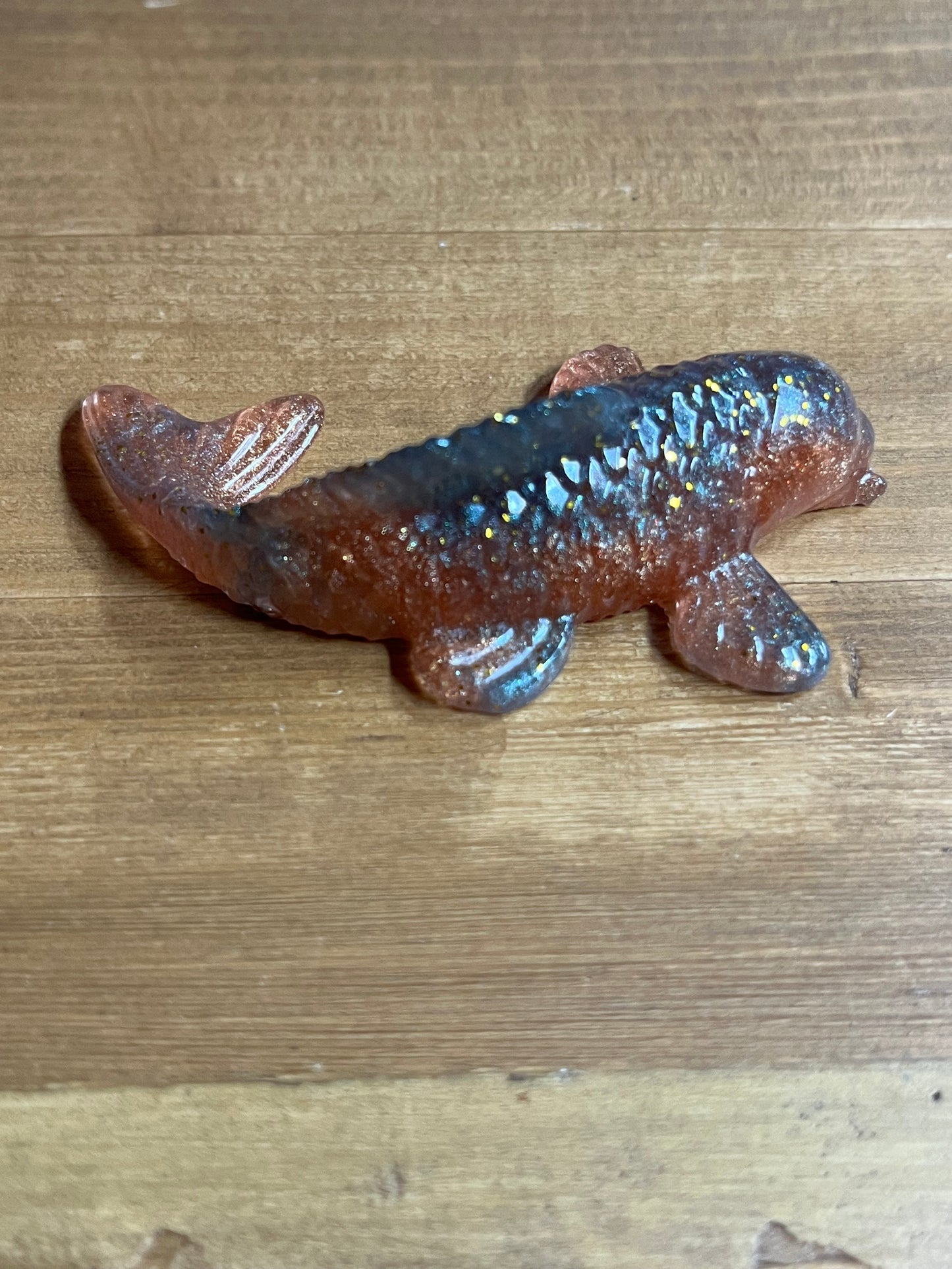 Gold Koi Resin fish figurine, gifts for anglers, Pocket Pets Collection