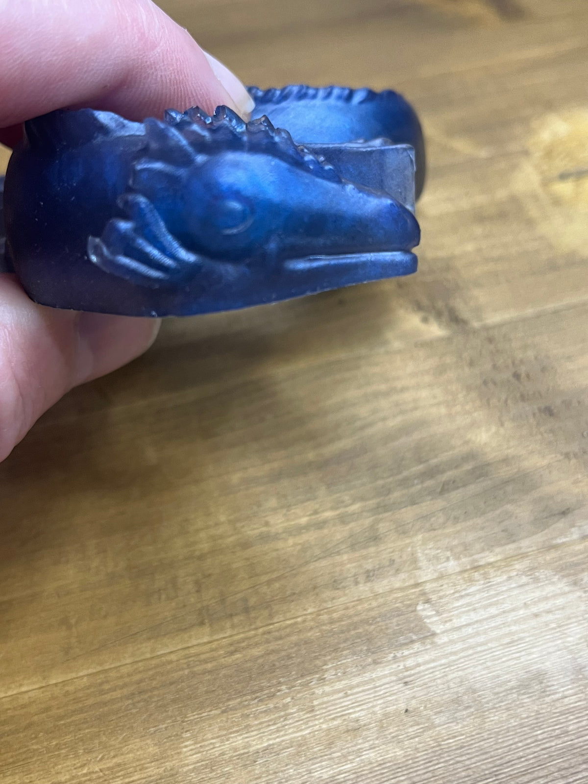 Resin Dragon Figurine, Lying Fantasy Figure in Three Colors