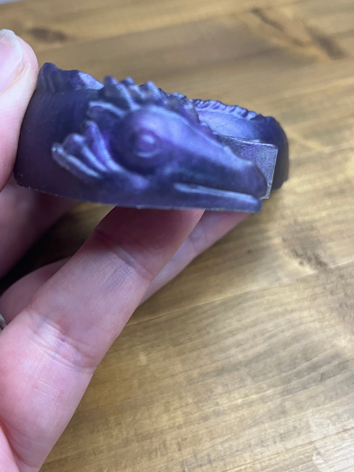 Resin Dragon Figurine, Lying Fantasy Figure in Three Colors